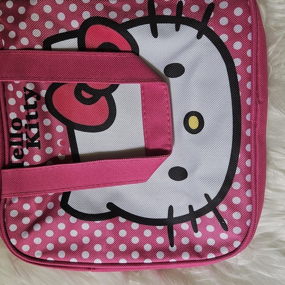Hello Kitty Pink and White Polka Dot Lunch Bag - Picture 1 of 1